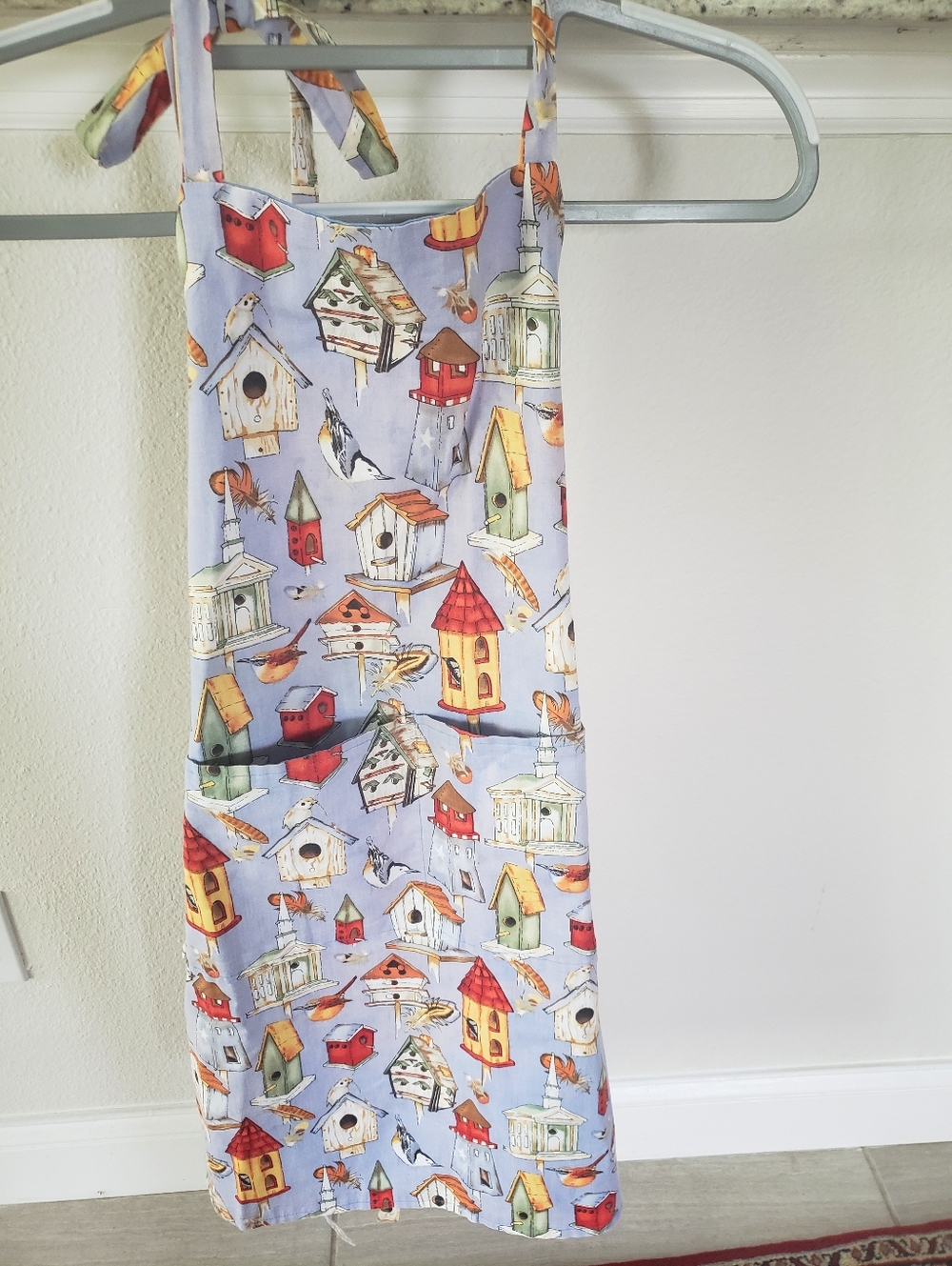 Vintage Handmade Cotton Apron - Picture 6 of 13